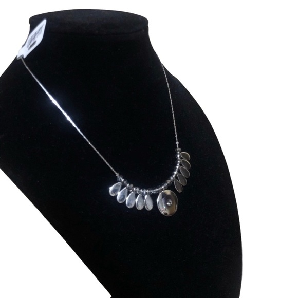 Free People Celina Pendant Necklace Silver - Picture 7 of 7